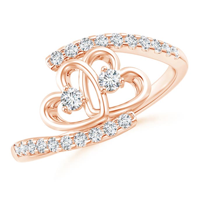 G, VS2 / 0.33 CT / 14 KT Rose Gold