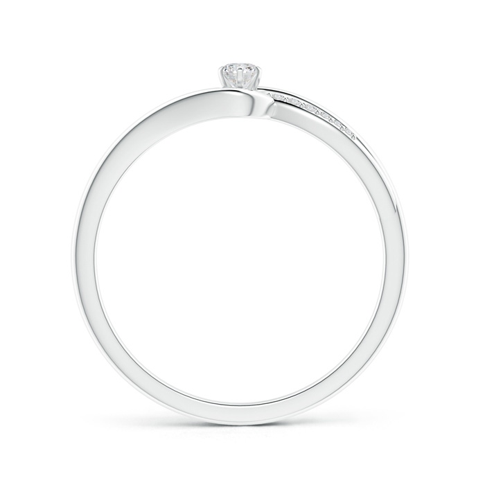 2.5mm HSI2 Six Prong-Set Solitaire Diamond Bypass Promise Ring in White Gold side-1