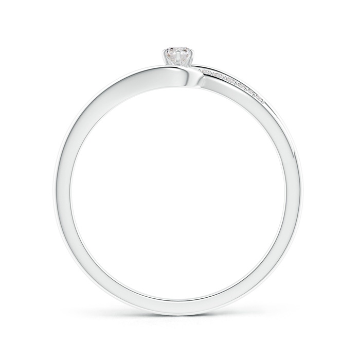 2.5mm IJI1I2 Six Prong-Set Solitaire Diamond Bypass Promise Ring in White Gold side-1
