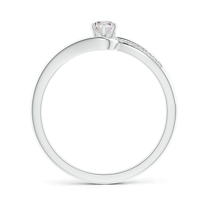 3.5mm IJI1I2 Six Prong-Set Solitaire Diamond Bypass Promise Ring in White Gold side-1