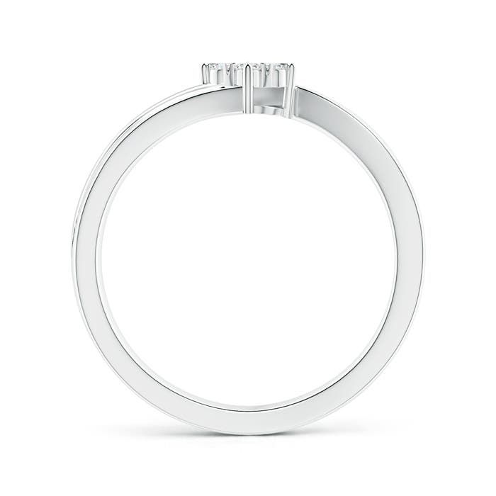 G, VS2 / 0.13 CT / 14 KT White Gold