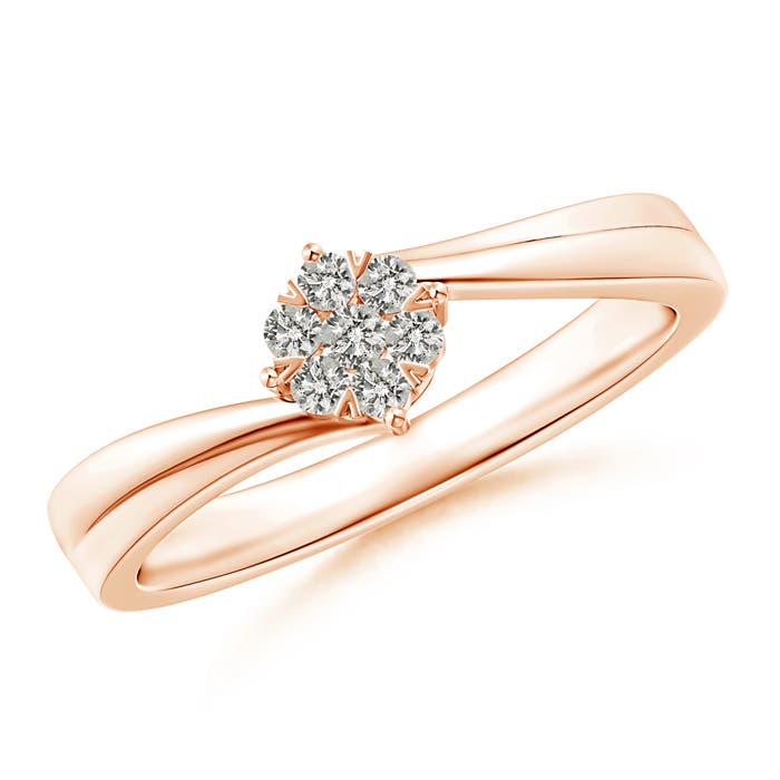 K, I3 / 0.13 CT / 14 KT Rose Gold