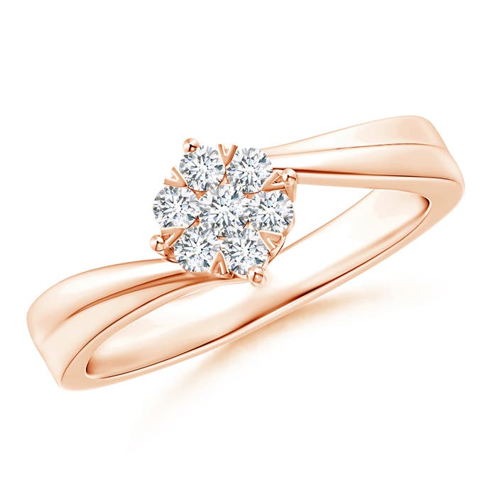 G, VS2 / 0.25 CT / 14 KT Rose Gold