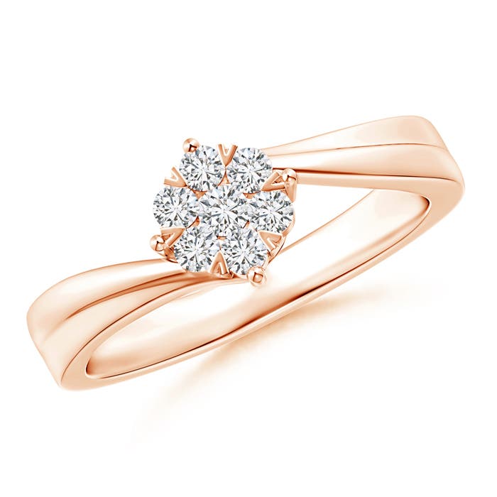 H, SI2 / 0.25 CT / 14 KT Rose Gold