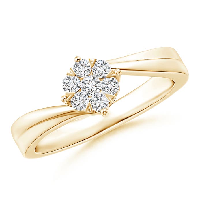 H, SI2 / 0.25 CT / 14 KT Yellow Gold