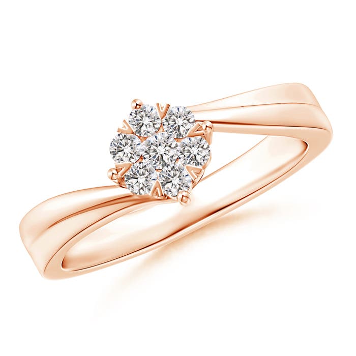 I-J, I1-I2 / 0.25 CT / 14 KT Rose Gold