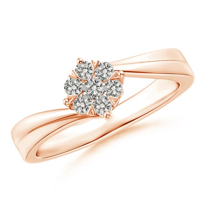 K, I3 / 0.25 CT / 14 KT Rose Gold