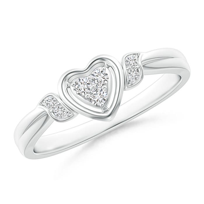 H, SI2 / 0.11 CT / 14 KT White Gold