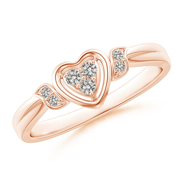 K, I3 / 0.11 CT / 14 KT Rose Gold