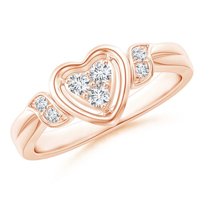 G, VS2 / 0.19 CT / 14 KT Rose Gold