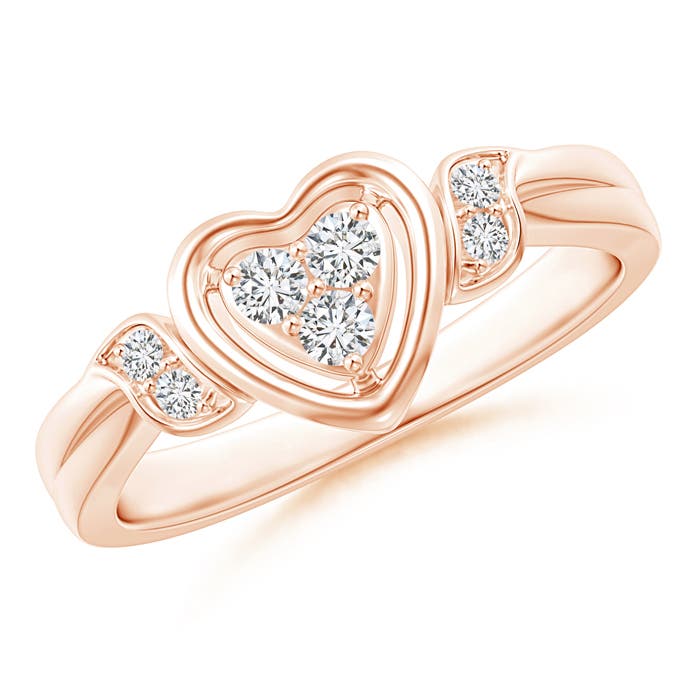 H, SI2 / 0.19 CT / 14 KT Rose Gold