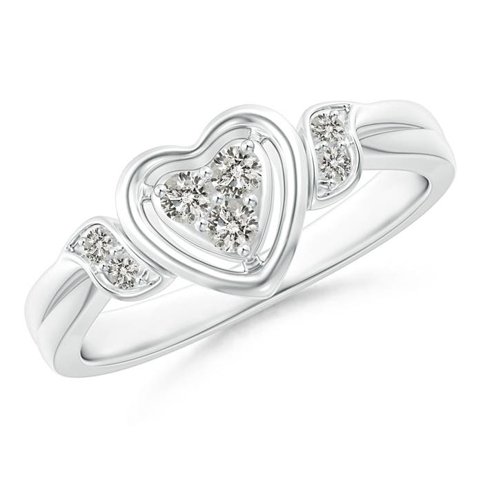 K, I3 / 0.19 CT / 14 KT White Gold