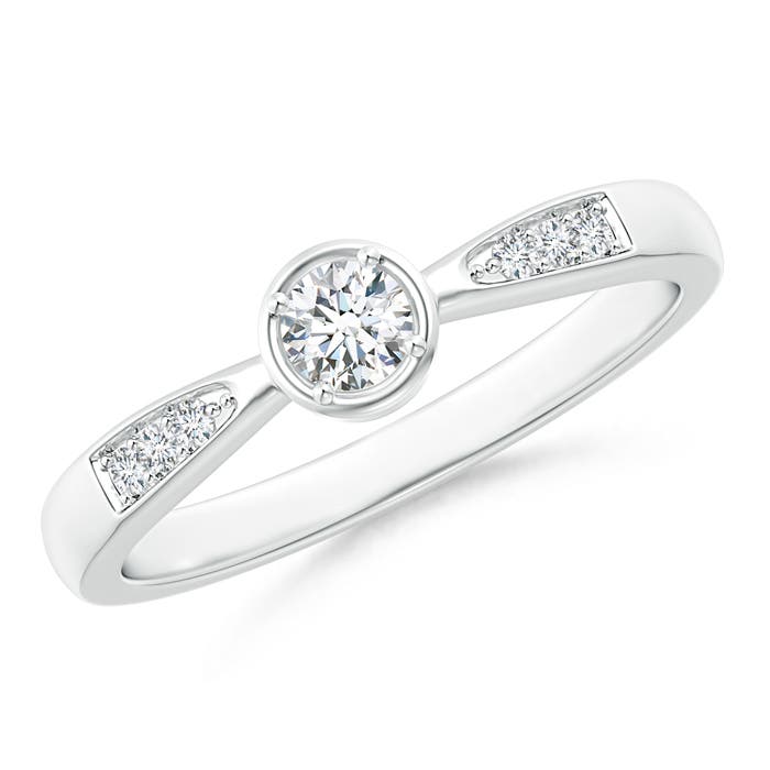 F-G, VS / 0.21 CT / 14 KT White Gold