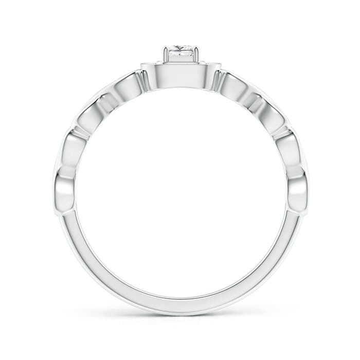 G, VS2 / 0.16 CT / 14 KT White Gold