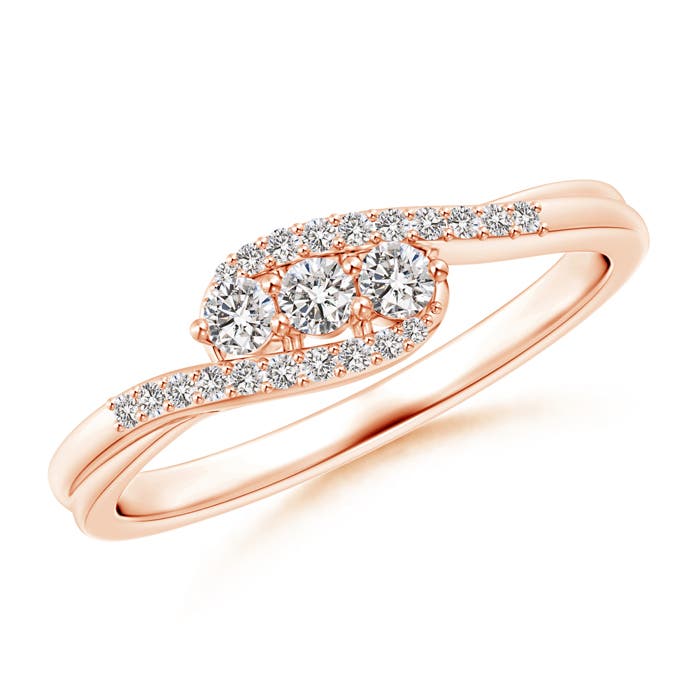 I-J, I1-I2 / 0.25 CT / 14 KT Rose Gold