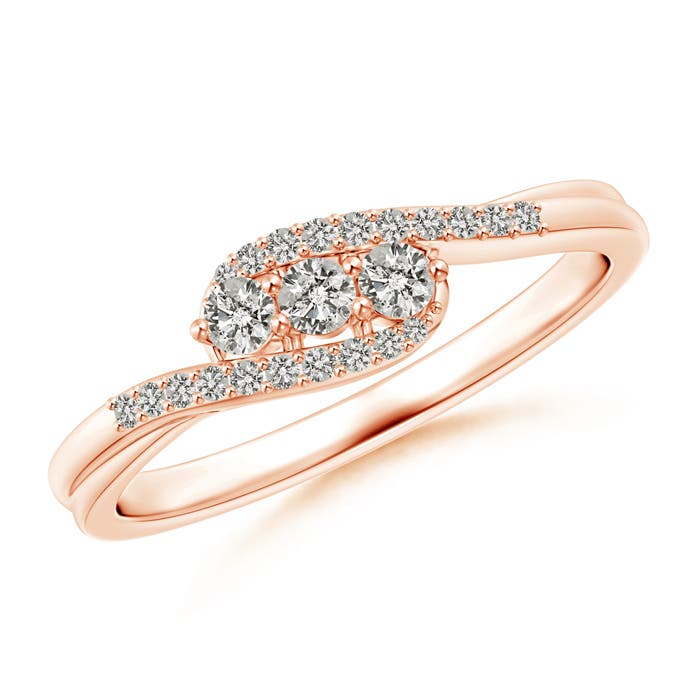 K, I3 / 0.25 CT / 14 KT Rose Gold