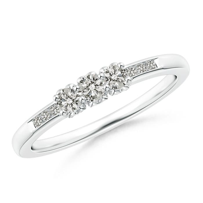 K, I3 / 0.25 CT / 14 KT White Gold