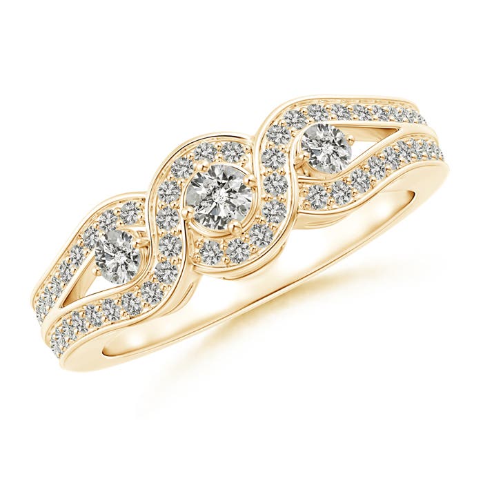 K, I3 / 0.58 CT / 14 KT Yellow Gold