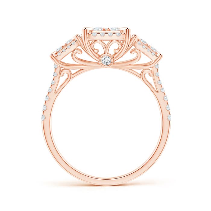 F-G, VS / 0.95 CT / 14 KT Rose Gold