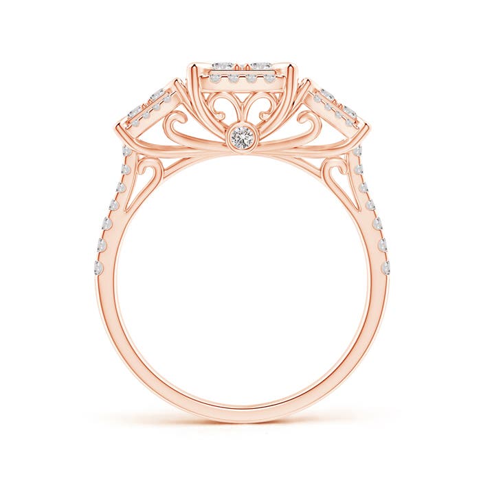 I-J, I1-I2 / 0.95 CT / 14 KT Rose Gold