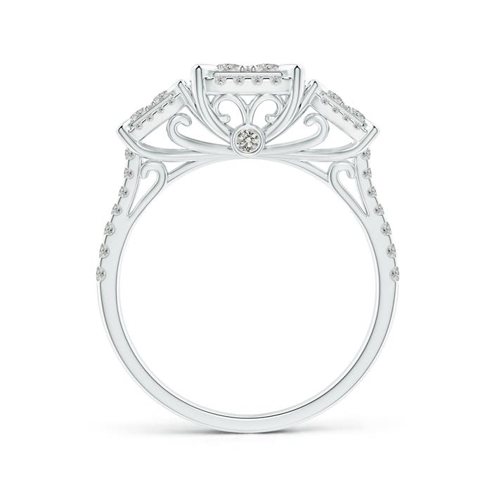 K, I3 / 0.95 CT / 14 KT White Gold