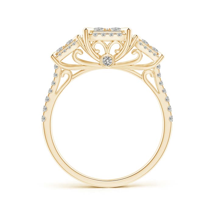 K, I3 / 0.95 CT / 14 KT Yellow Gold