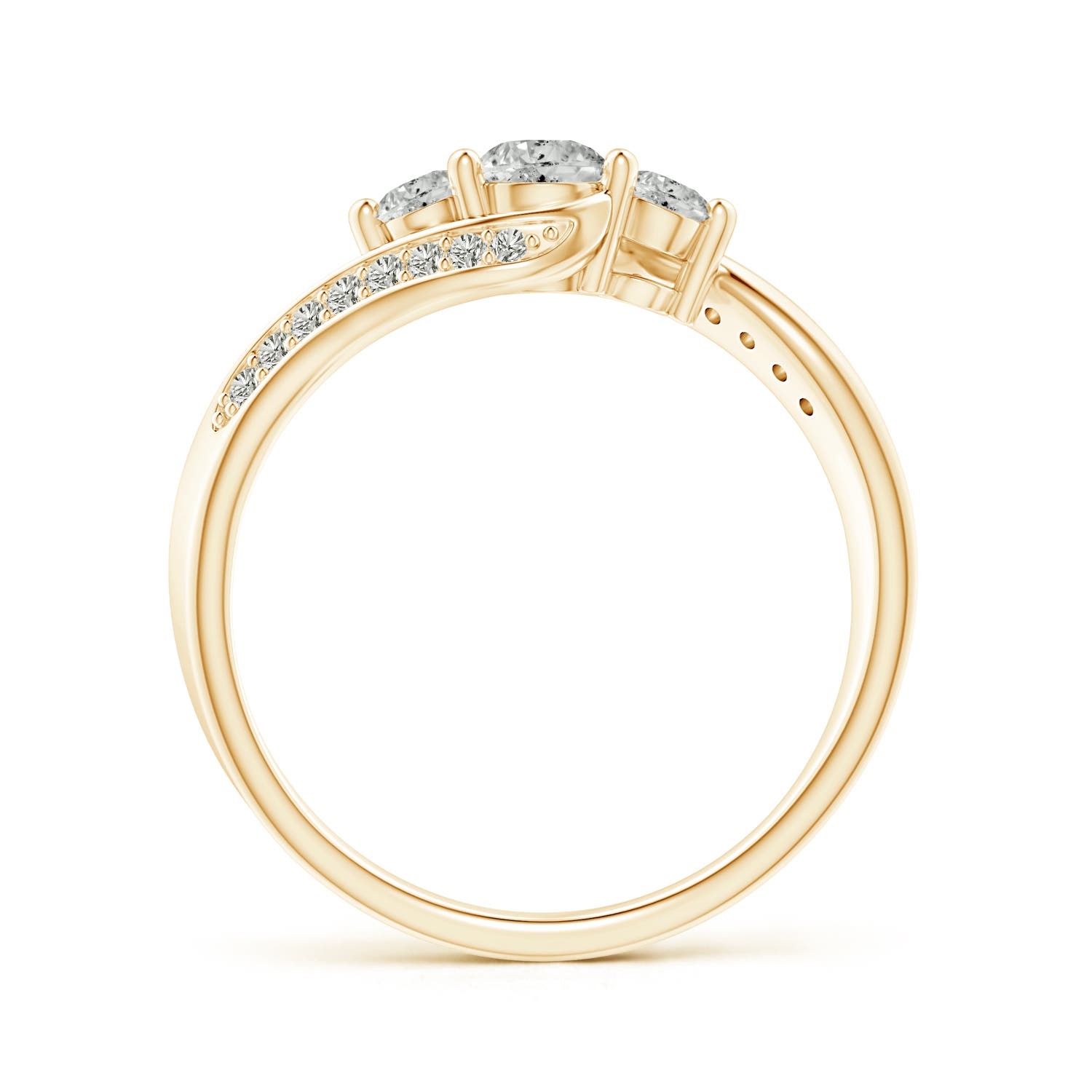 K, I3 / 0.52 CT / 14 KT Yellow Gold
