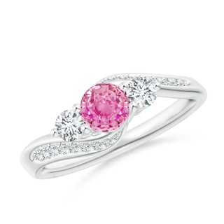 Round AA Pink Sapphire