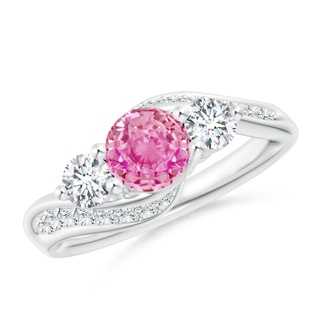 Round AA Pink Sapphire