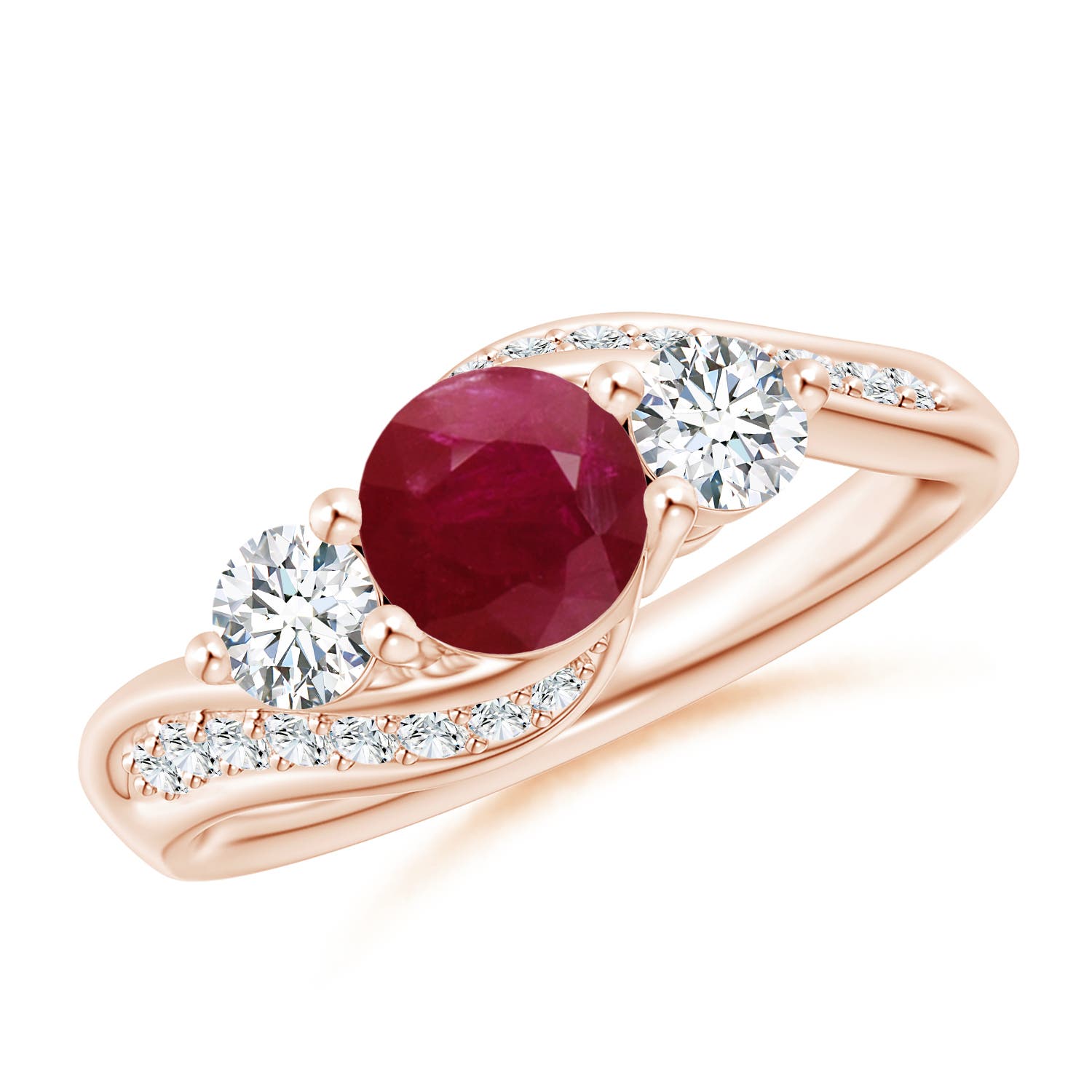 A - Ruby / 1.56 CT / 14 KT Rose Gold