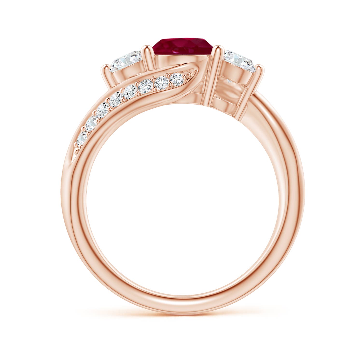 A - Ruby / 1.56 CT / 14 KT Rose Gold