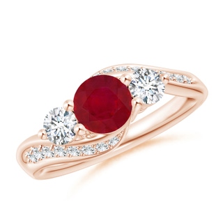 Round AA Ruby