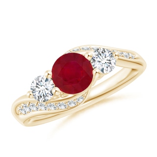 Round AA Ruby