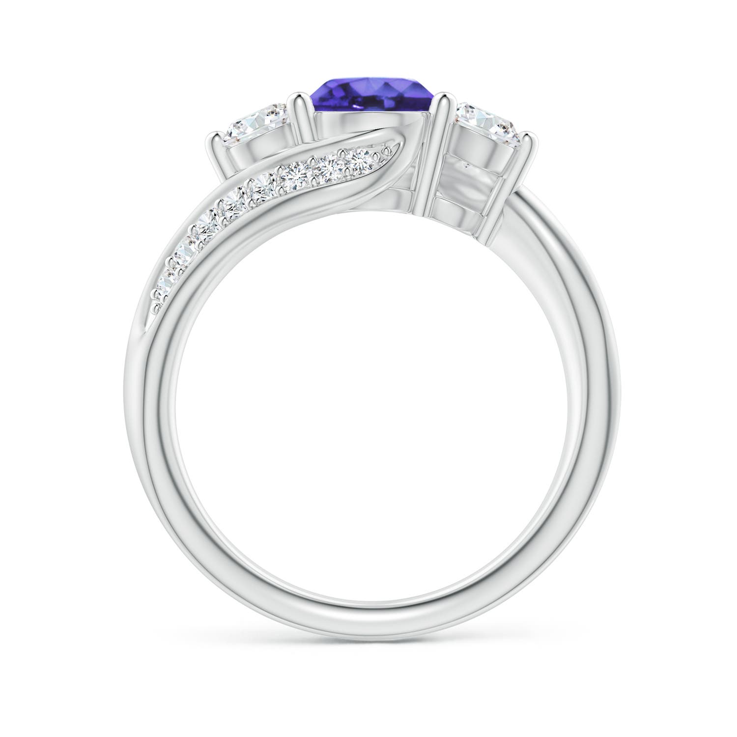 AA - Tanzanite / 1.46 CT / 14 KT White Gold