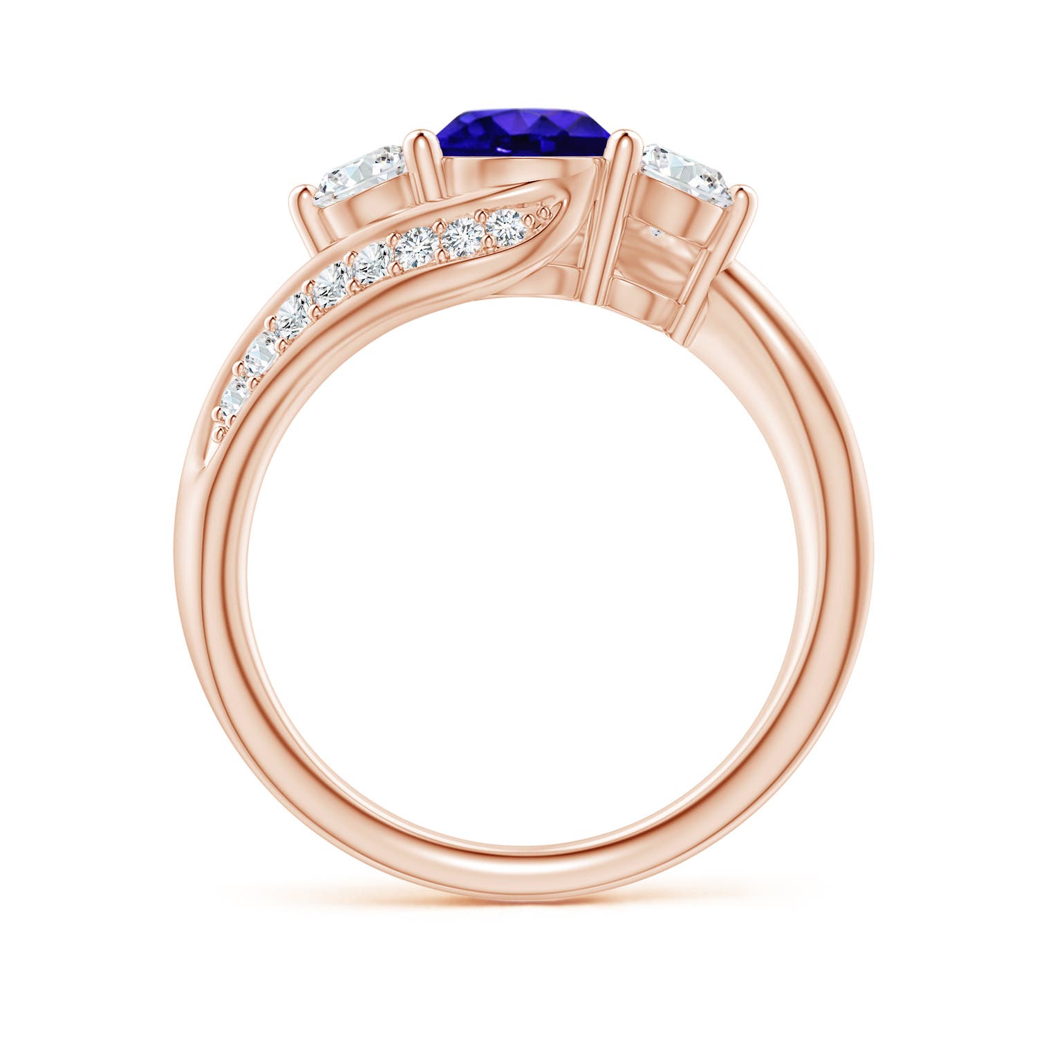 AAAA - Tanzanite / 1.46 CT / 14 KT Rose Gold