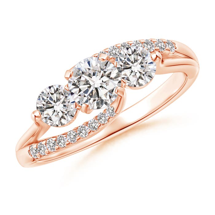 I-J, I1-I2 / 1.01 CT / 14 KT Rose Gold