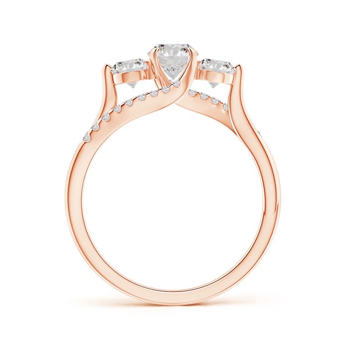 I-J, I1-I2 / 1.01 CT / 14 KT Rose Gold