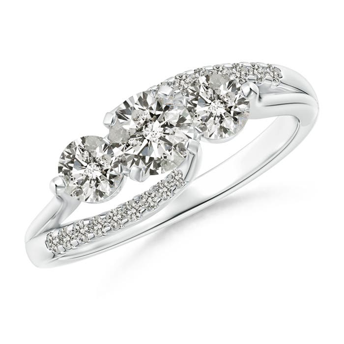 K, I3 / 1.01 CT / 14 KT White Gold