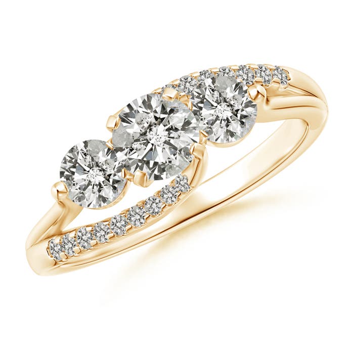 K, I3 / 1.01 CT / 14 KT Yellow Gold