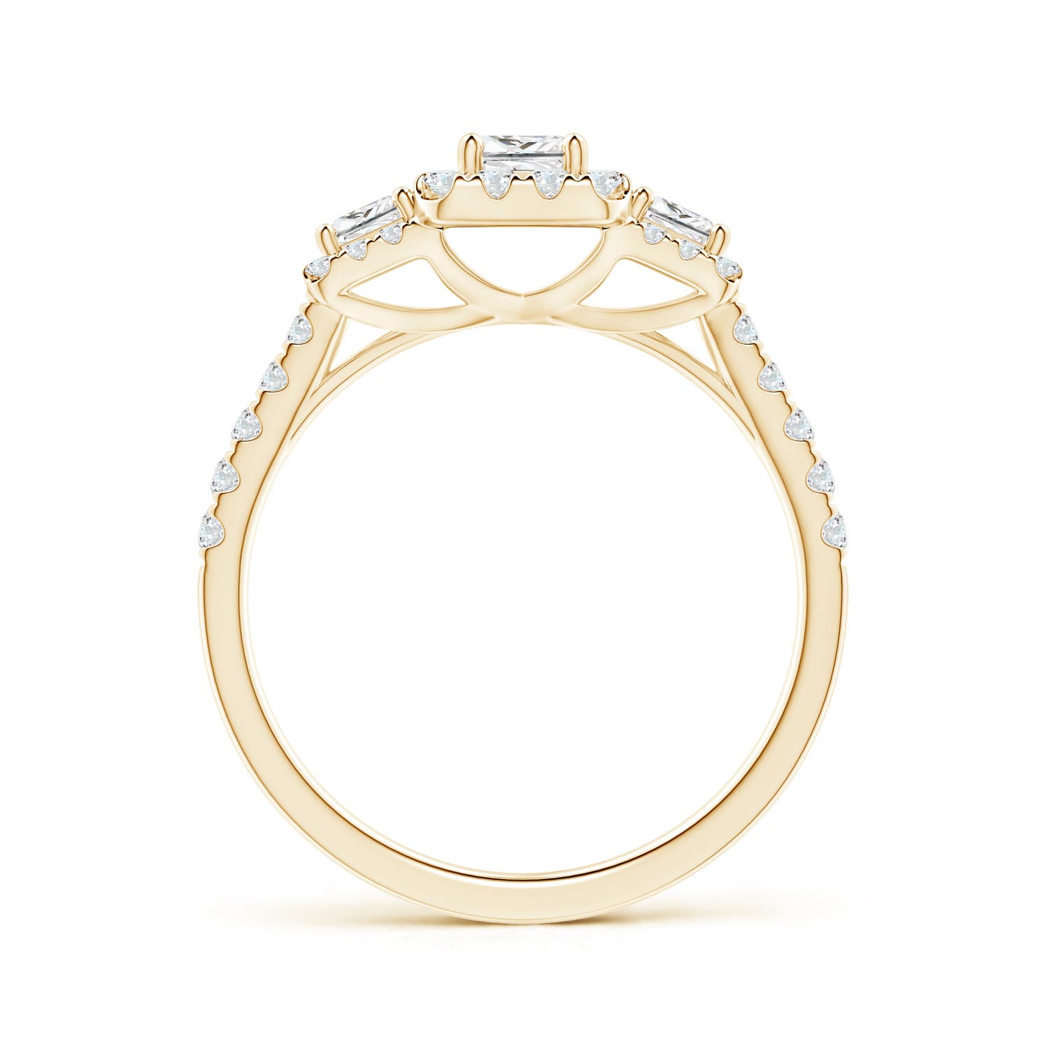 G, VS2 / 0.87 CT / 14 KT Yellow Gold