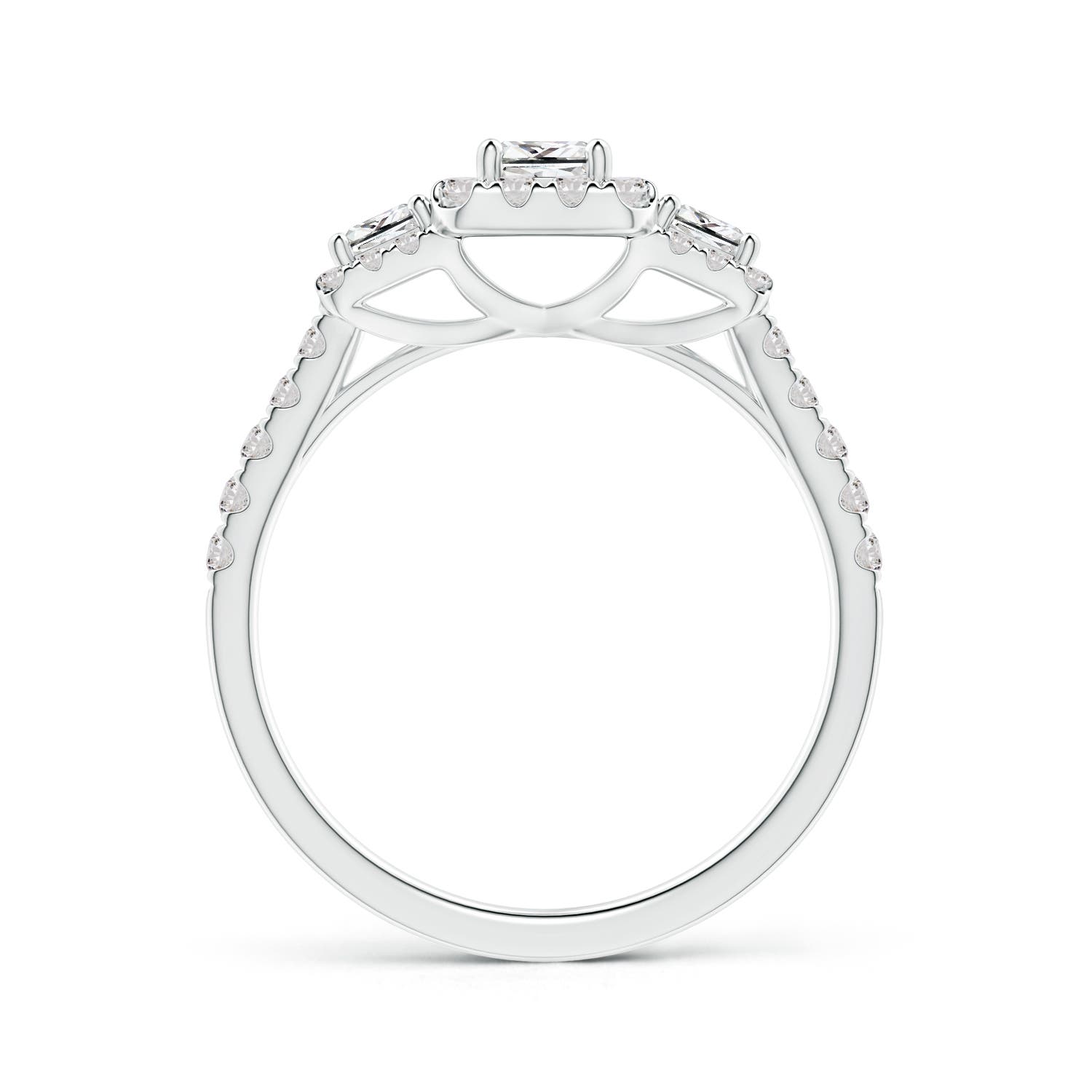 I-J, I1-I2 / 0.87 CT / 14 KT White Gold