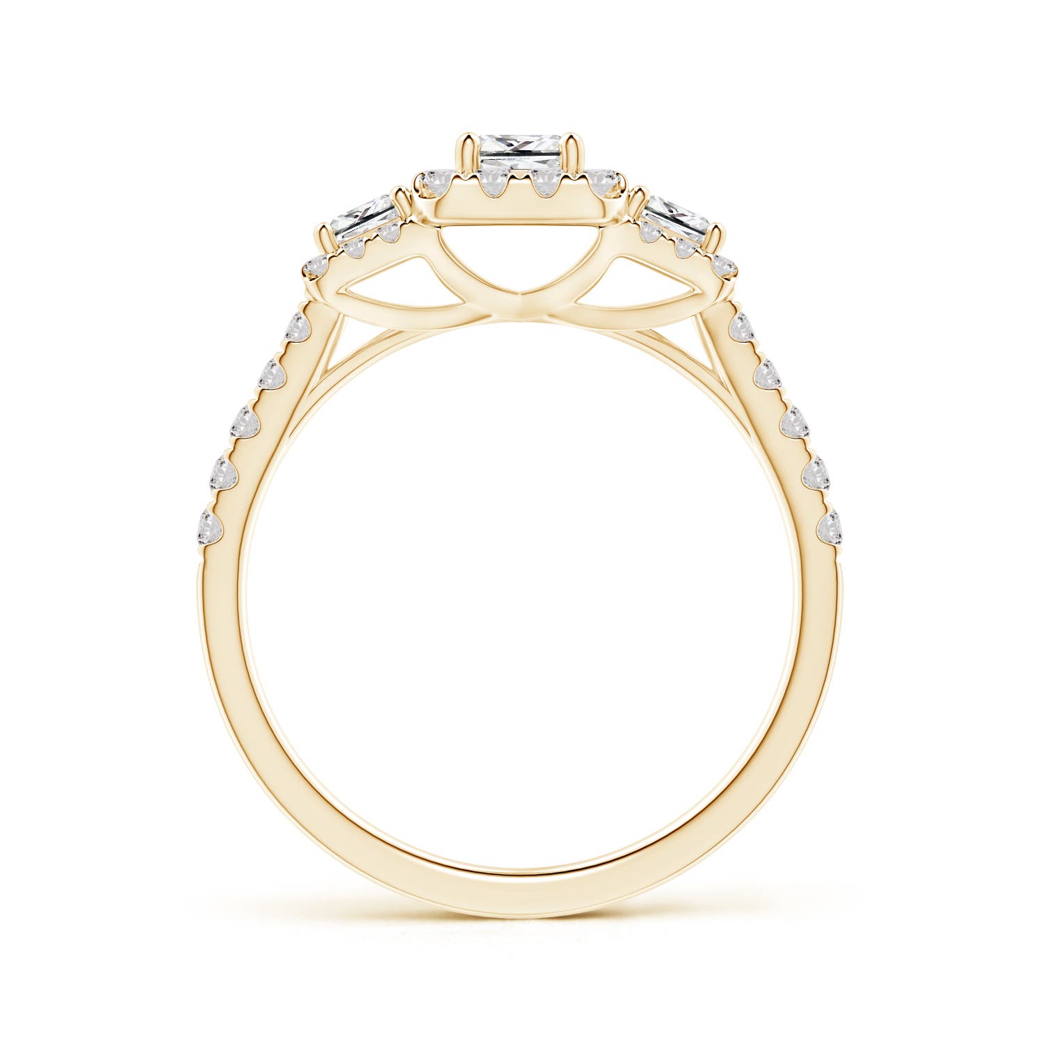 I-J, I1-I2 / 0.87 CT / 14 KT Yellow Gold