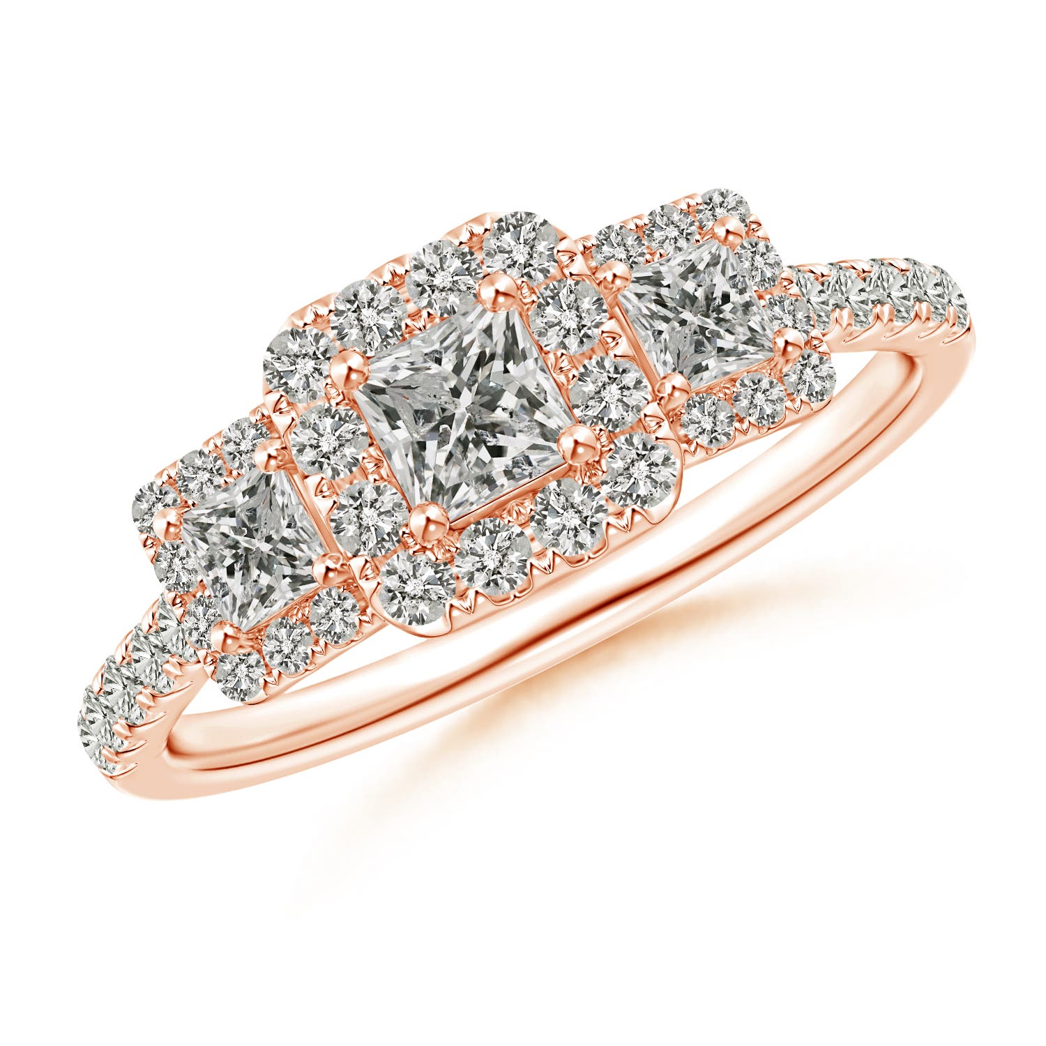 K, I3 / 0.85 CT / 14 KT Rose Gold