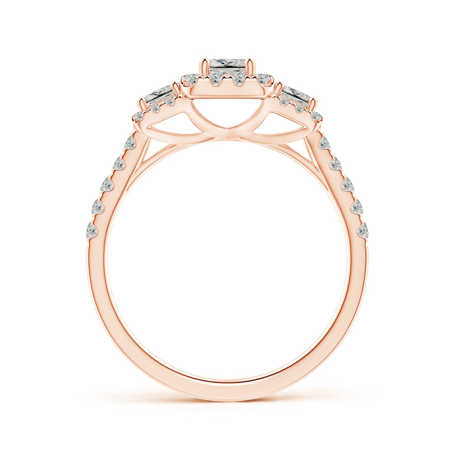 K, I3 / 0.85 CT / 14 KT Rose Gold