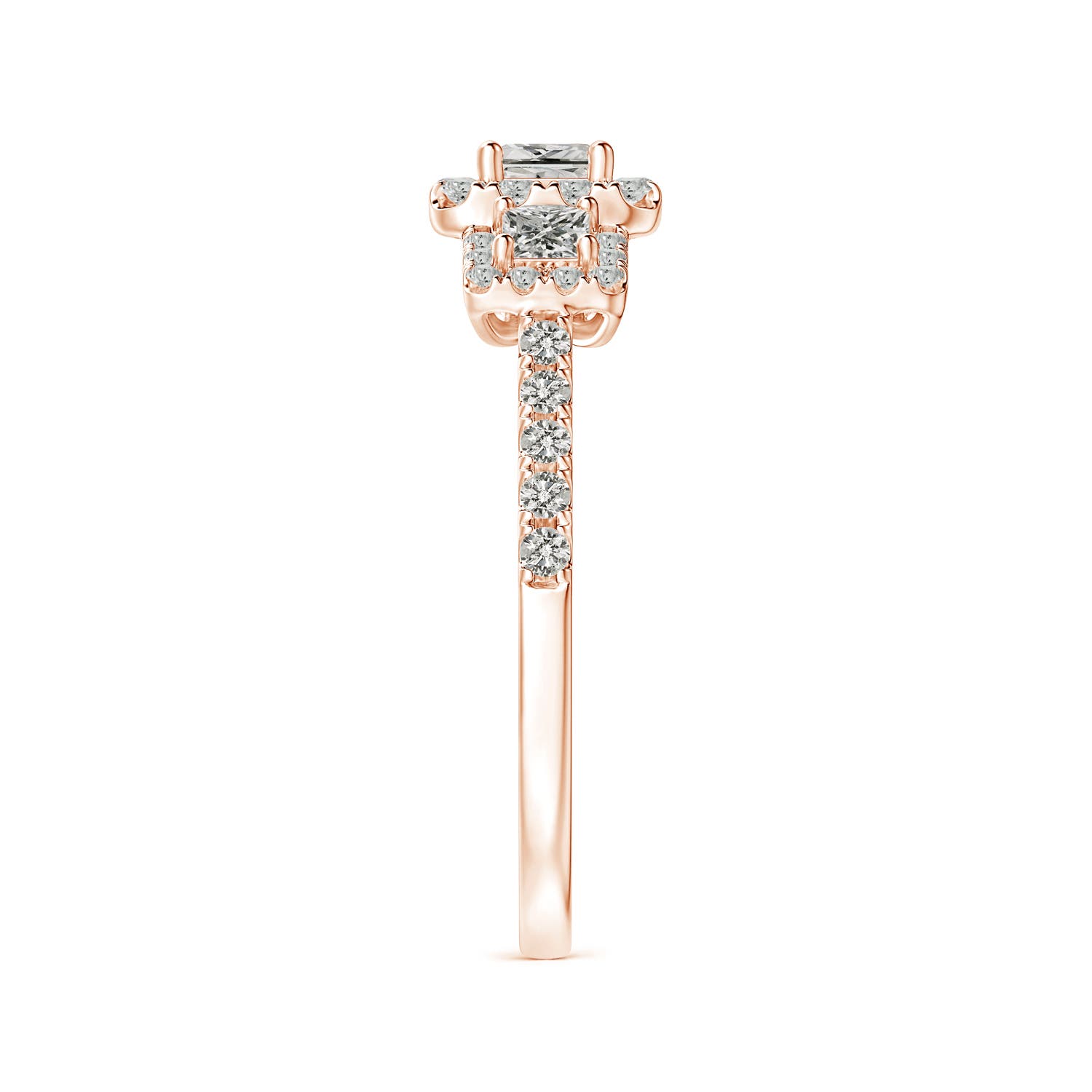 K, I3 / 0.85 CT / 14 KT Rose Gold