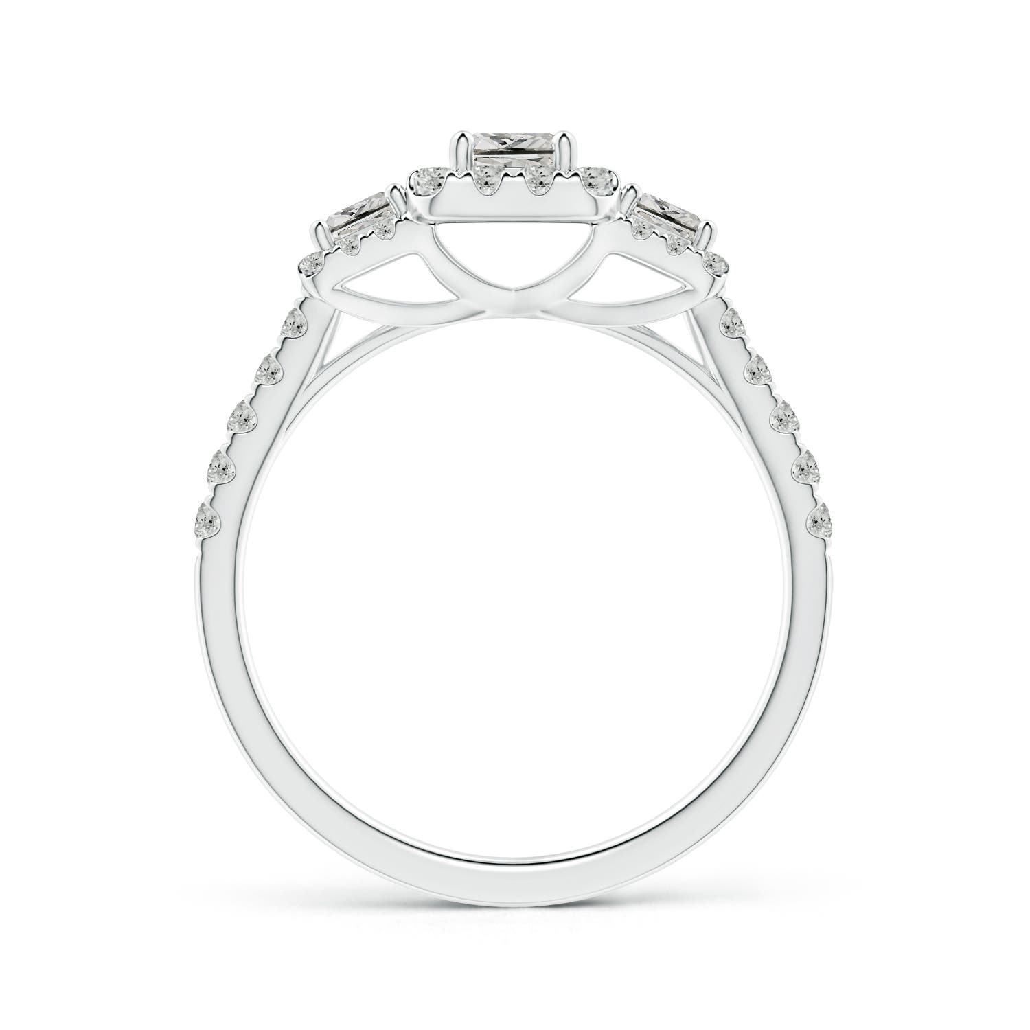 K, I3 / 0.85 CT / 14 KT White Gold