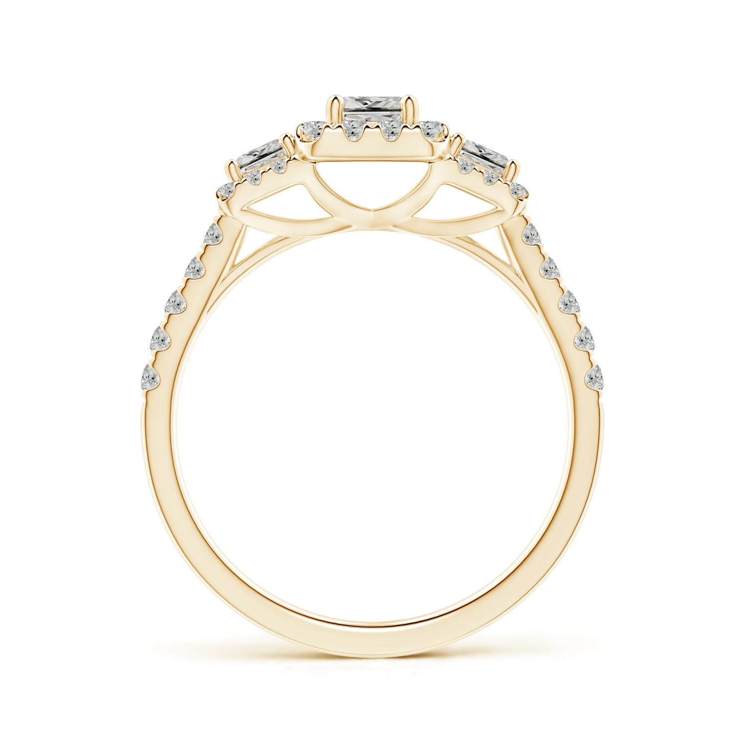 K, I3 / 0.85 CT / 14 KT Yellow Gold