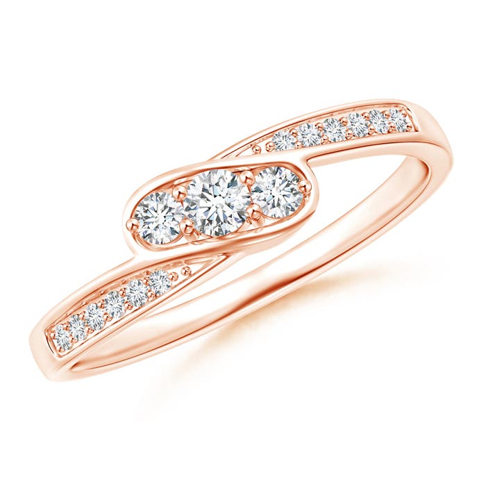 G, VS2 / 0.23 CT / 14 KT Rose Gold