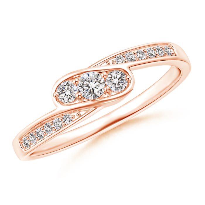 I-J, I1-I2 / 0.23 CT / 14 KT Rose Gold