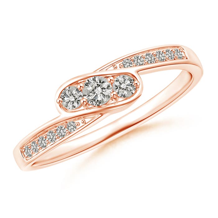 K, I3 / 0.23 CT / 14 KT Rose Gold